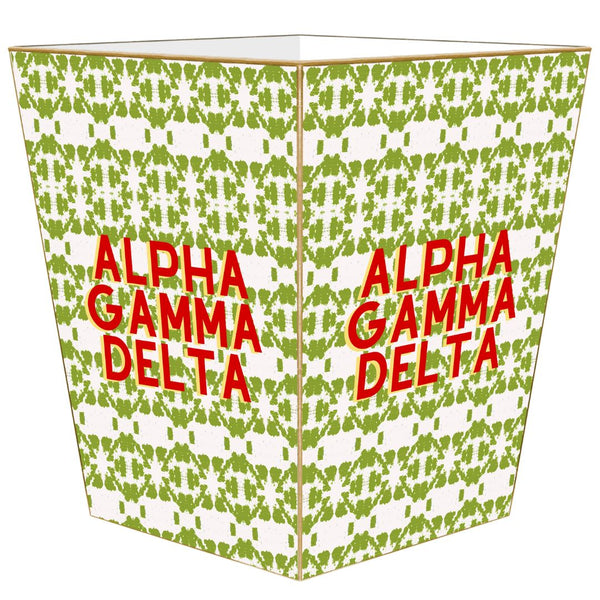Alpha Gamma Delta Waste Basket