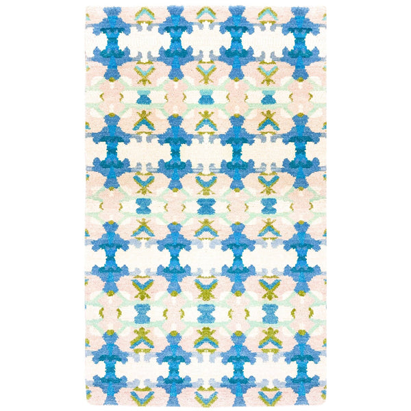 Blue Lagoon Hand Knotted Wool Rug