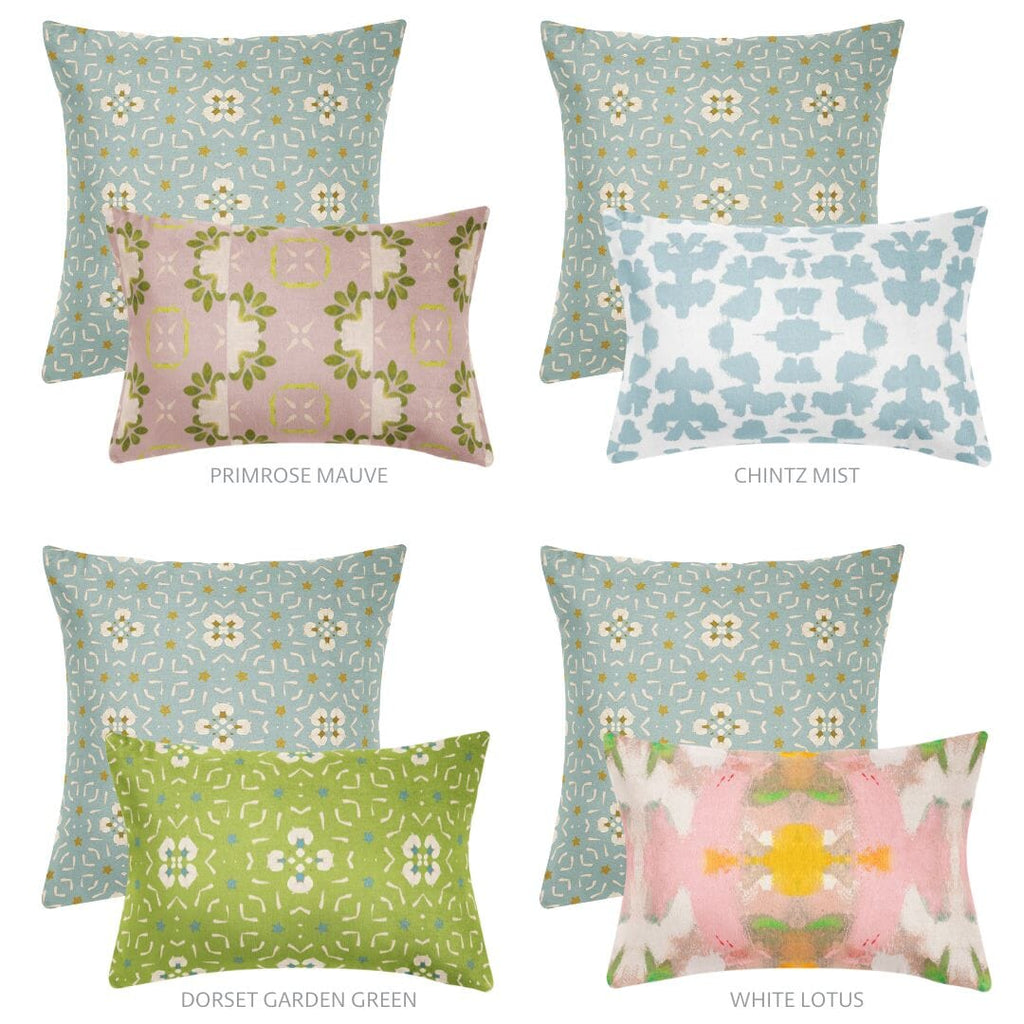 Dorset Garden Gray 22x22 Pillow