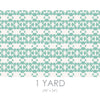Mosaic Turquoise Fabric by the Yard