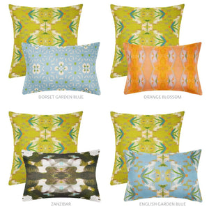 English Garden Citron 22x22 Pillow