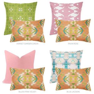 English Garden Orange 14x20 Pillow