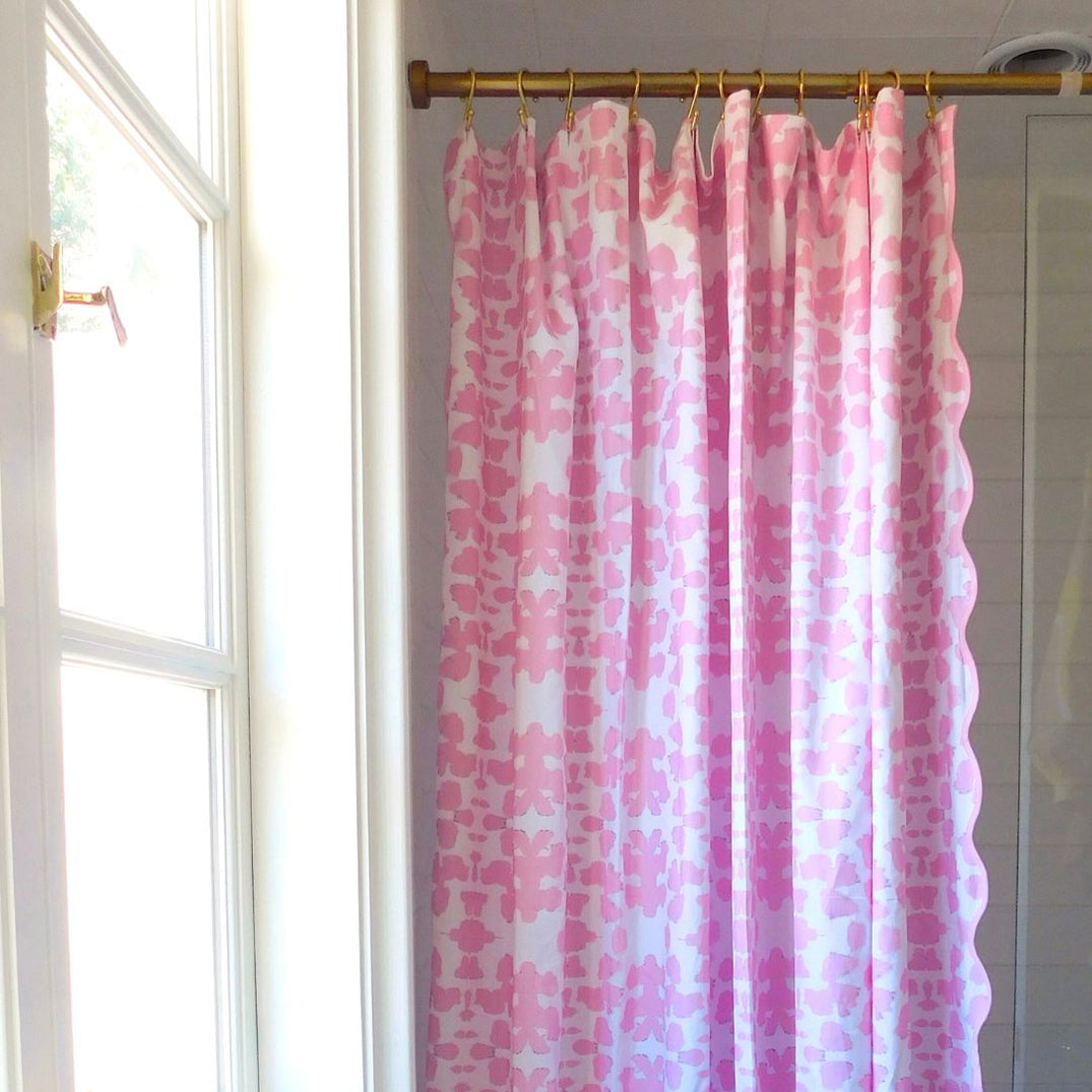 Chintz Pink Shower Curtain– Laura Park