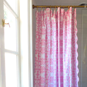 Chintz Pink Shower Curtain