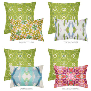 Dorset Garden Green 22x22 Pillow