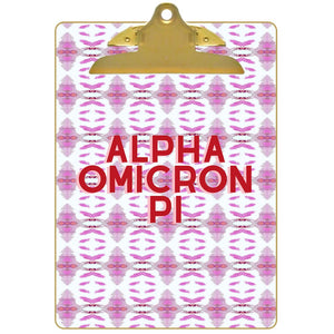 Alpha Omnicron Pi Clipboard