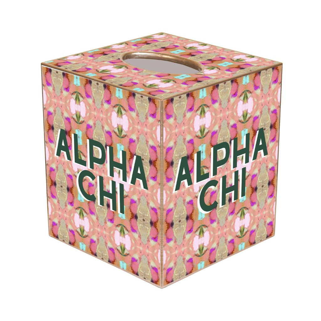 Alpha Chi Tissue Box Cover