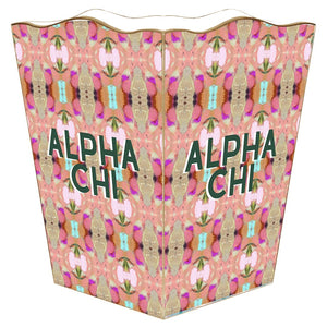 Alpha Chi Waste Basket