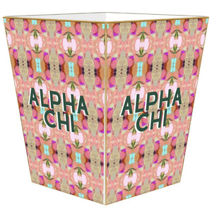 Alpha Chi Waste Basket