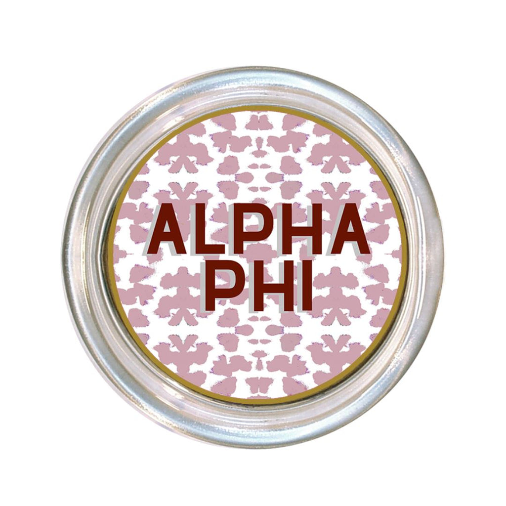 Alpha Phi Large Glass Coaster