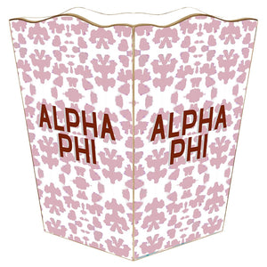 Alpha Phi Waste Basket