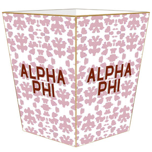 Alpha Phi Waste Basket