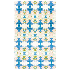 Blue Lagoon Hand Knotted Wool Rug