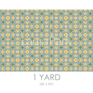 Chelsea Orange Fabric by the Yard