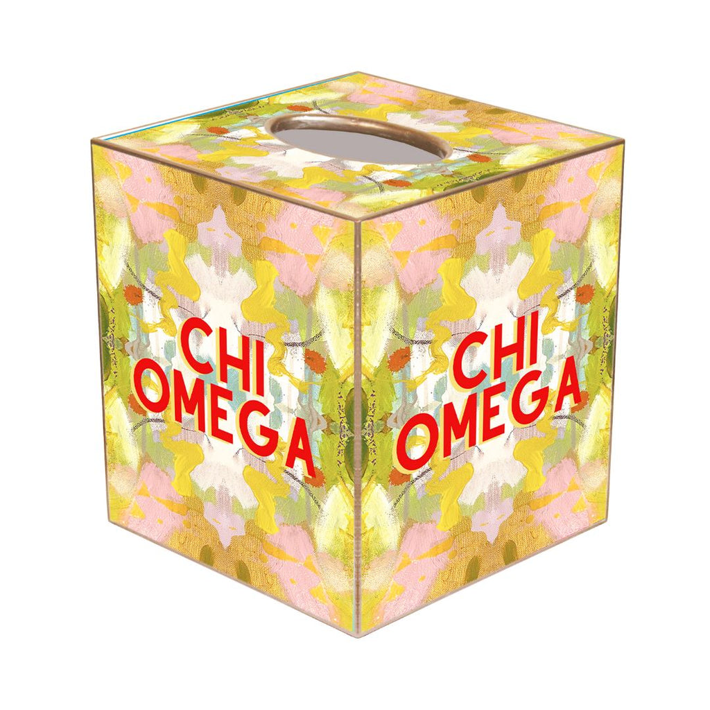 Chi Omega Tissue Box Cover – Laura Park