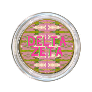 Delta Zeta Large Glass Coaster