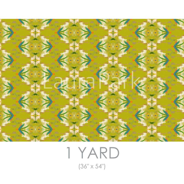 English Garden Citron Fabric by the Yard