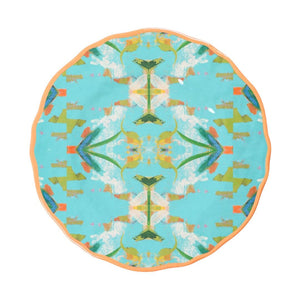 English Garden Turquoise Melamine