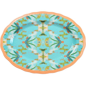 English Garden Turquoise Melamine