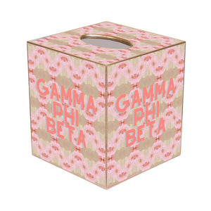 Gamma Phi Beta Tissue Box Cover