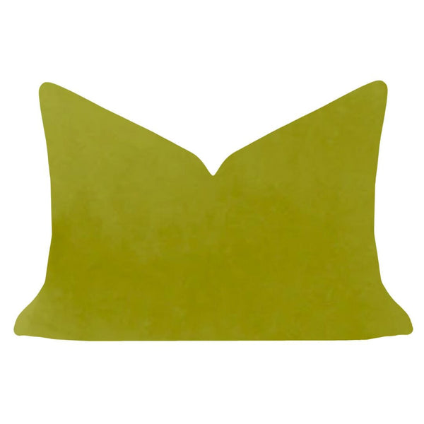 Green 14x20 Solid Velvet Pillow