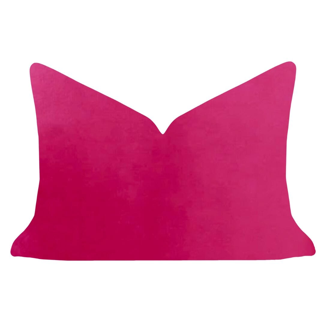 Hot Pink 14x20 Solid Velvet Pillow Laura Park hot-pink-14x20-solid-velvet-pillow-laura-park