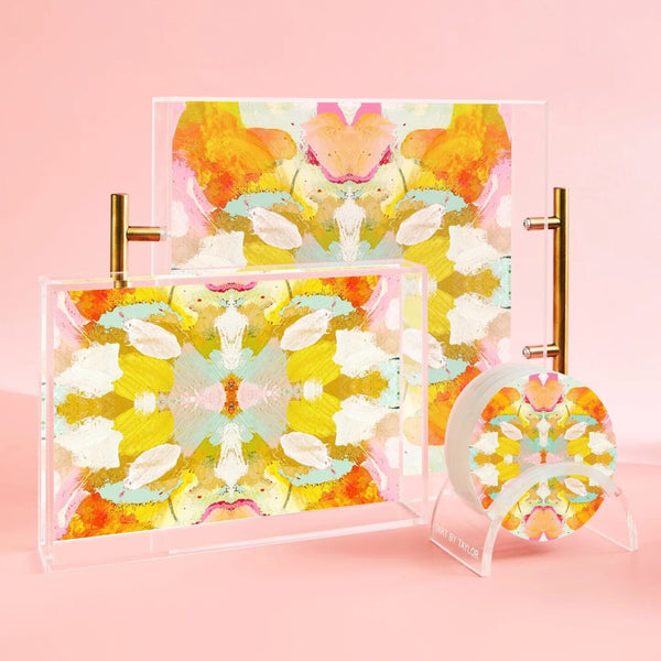 Marigold Acrylic Coasters