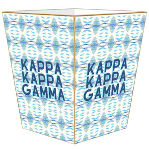 Kappa Kappa Gamma Waste Basket