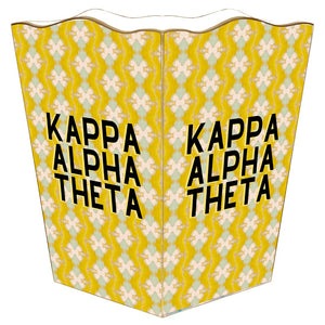 Kappa Alpha Theta Waste Basket