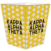 Kappa Alpha Theta Waste Basket