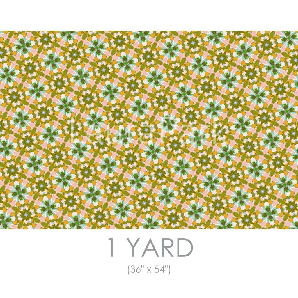 Lady Di Yellow Fabric by the Yard