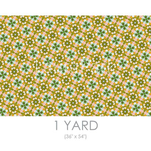 Lady Di Yellow Fabric by the Yard