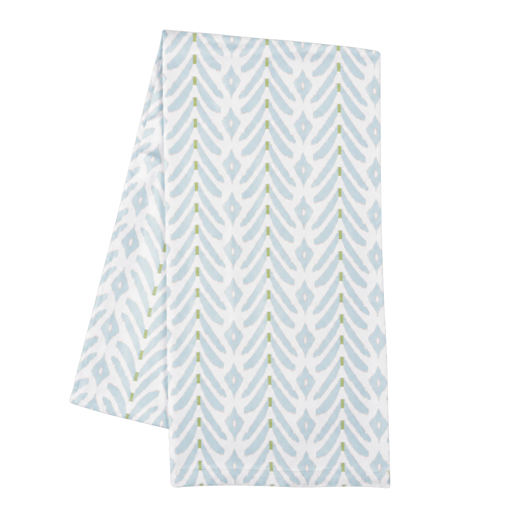Petite Frond Blue Tea Towel | Laura Park