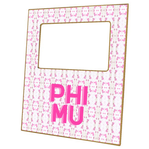 Phi Mu Picture Frame