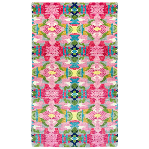 Pink Paradise Hand Knotted Wool Rug