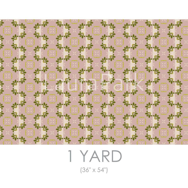 Primrose Mauve Fabric by the Yard