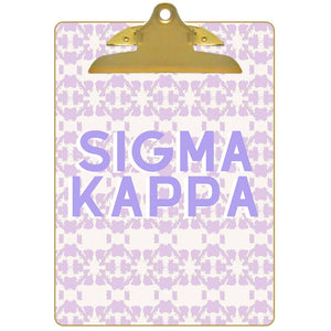 Sigma Kappa Clipboard