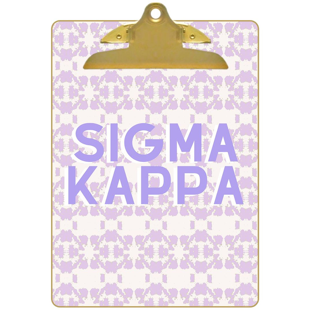 Sigma Kappa Clipboard