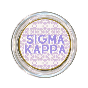 Sigma Kappa Large Glass Coaster