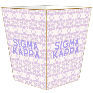 Sigma Kappa Waste Basket