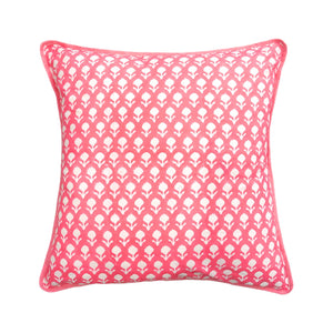 Paloma Pink Block Print Throw Pillow – Laura Park