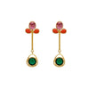 Pieces x Laura Park, The Hamptons Earrings - Green