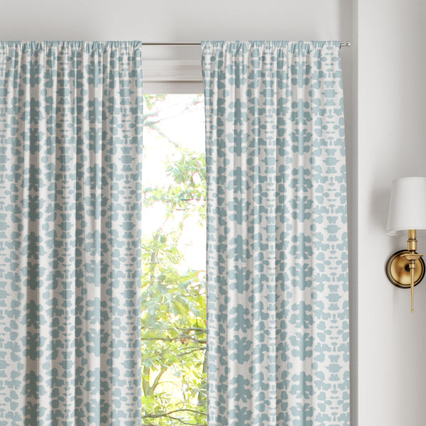 Chintz Mist Curtain Panel – Laura Park