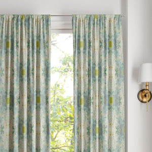 Coral Bay Green Curtain Panel