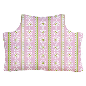 HAENGNAE(ヘンネ) KISHIMEN PILLOWビスチェ The Headboard Pillow® - Monet's Garden Pink Twin XL Twin Headboard