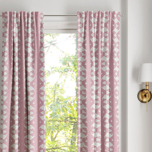 Palm Rose Curtain Panel