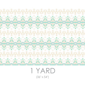 Parisian Aqua Fabric by the Yard