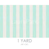 Versailles Stripe Aqua Fabric by the Yard