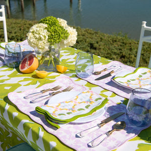 Dogwood Scalloped Dinner Napkins