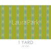 Provence Chartreuse Stripe Fabric by the Yard